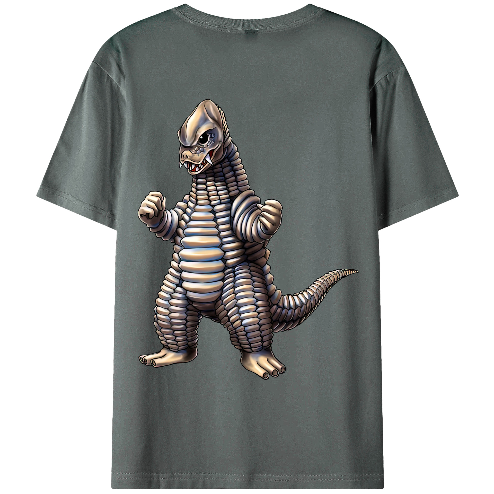 （画像用） ウルトラマン Ultraman 綿100％ メンズ半袖Tシャツ（バックプリント） 通気性